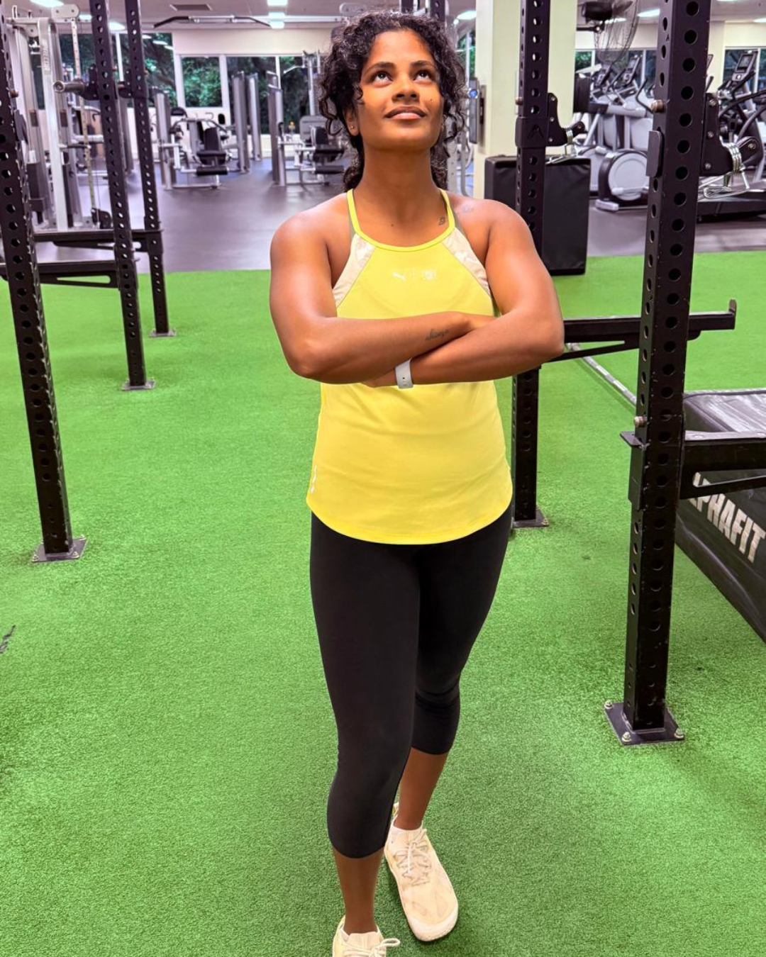 Jana in the gym